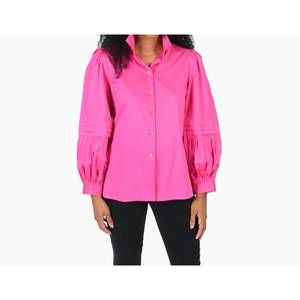 NEW EMILY MCCARTHY oxford top in fuchsia